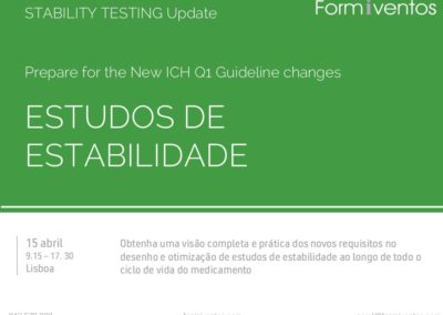 ESTUDOS DE ESTABILIDADE : New ICH Q1 Guideline changes