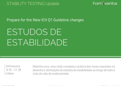 ESTUDOS DE ESTABILIDADE : New ICH Q1 Guideline changes