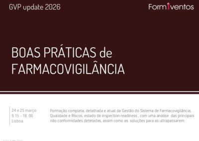 BOAS PRÁTICAS de FARMACOVIGILÂNCIA
