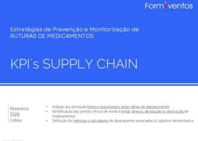 KPI´s SUPPLY CHAIN  2026 : Estratégias de Prevenção e Monitorização de  RUTURAS DE MEDICAMENTOS
