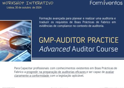 GMP-AUDITOR PRACTICE . Advanced Auditor Course