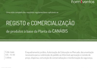REGISTO e COMERCIALIZAÇÃO   de produtos à base da Planta da CANÁBIS