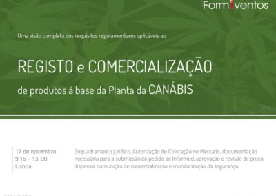 REGISTO e COMERCIALIZAÇÃO   de produtos à base da Planta da CANÁBIS