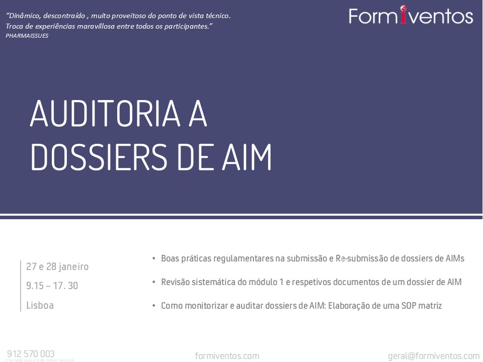 auditorias dossier AIM