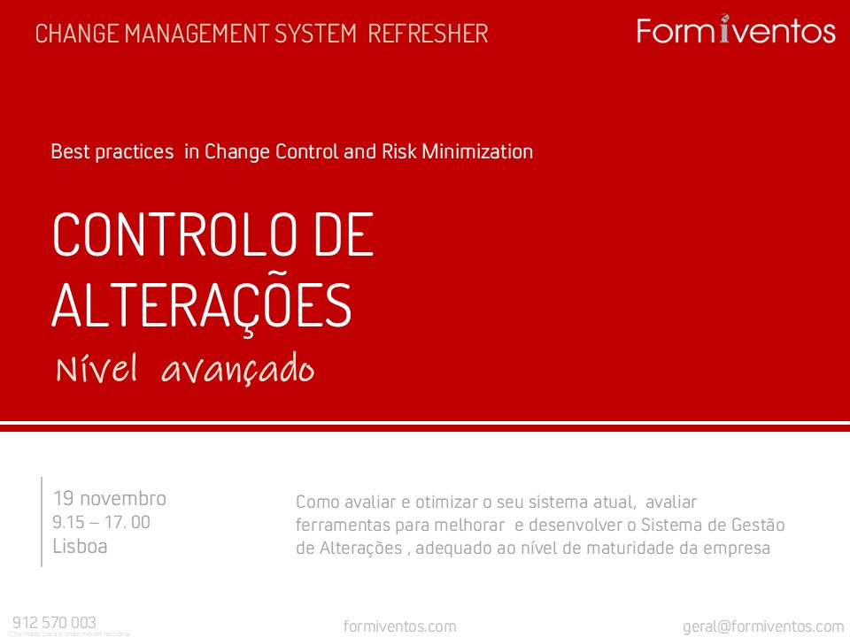 controlo alterações . REFRESH_clean