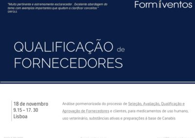 Qualificação de FORNECEDORES :  Seleção, Avaliação,  Qualificação e Aprovação de Fornecedores