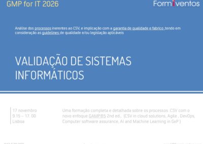 VALIDAÇÃO DE SISTEMAS INFORMÁTICOS