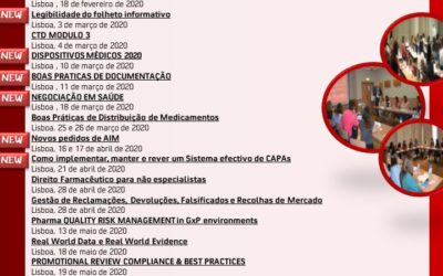 AGENDA DE FORMAÇÃO 2020