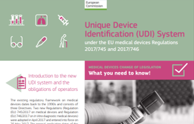 The European Commission has published a frequently asked questions document (FAQs) on UDI System