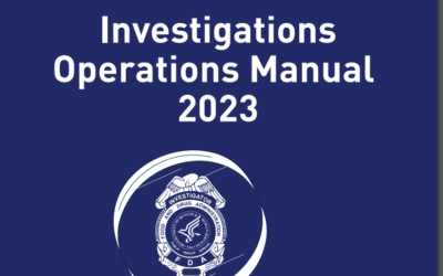 FDA Investigations Operations Manual 2023