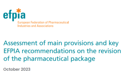EFPIA Assessment of main provisions and key EFPIA recommendations on the revision of the pharmaceutical package