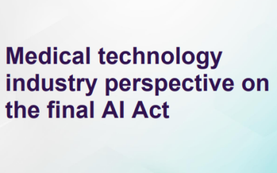 Medical technology industry perspective on the final AI Act