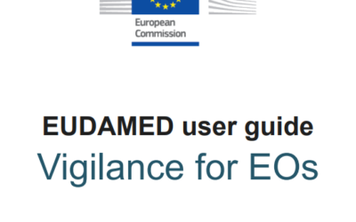 EUDAMED user guide Vigilance for EOs