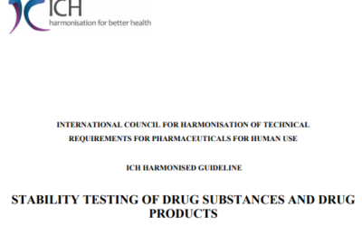 ICH HARMONISED GUIDELINE STABILITY TESTING OF DRUG SUBSTANCES AND DRUG PRODUCTS