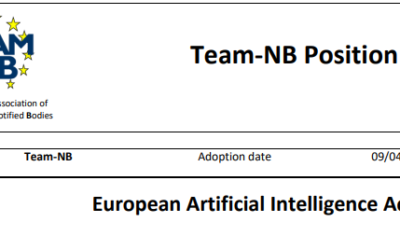 TEAM NB Position Paper on European Artificial Intelligence Regulation V2
