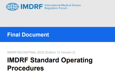 IMDRF Standard Operating Procedures. Edition 13 Version 2)
