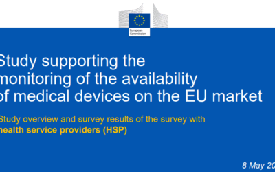 Study supporting the monitoring of the availability of medical devices on the EU market
