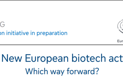 New European biotech act.  Which way forward?