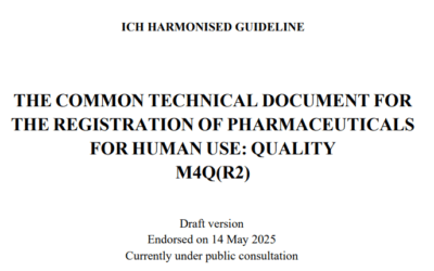 The Common Technical Document for the Registration of Pharmaceuticals for Human Use: Quality M4Q(R2)