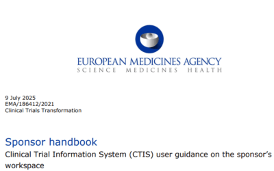 New CTIS Guidance for Sponsors- Version 6.0