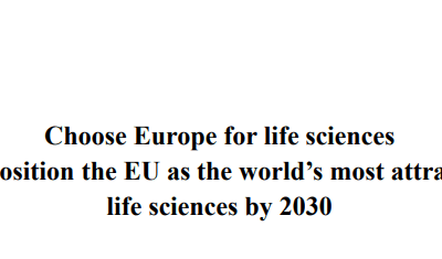 Strategy to position the EU as the world’s most attractive place for life sciences by 2030