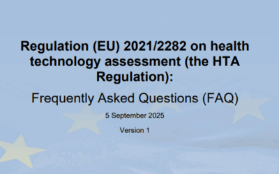Regulation (EU) 2021/2282 on health technology assessment (the HTA Regulation): Frequently Asked Questions (FAQ)