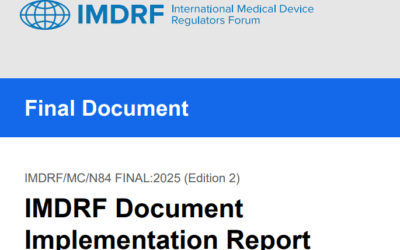 IMDRF Document Implementation Report. Final Document
