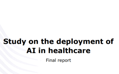 Study on the deployment of AI in healthcare Final report