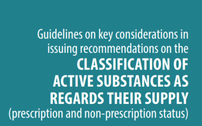 Guidelines on key considerations in issuing recommendations on the classification of active substances as regards their supply (prescription and non-prescription status)