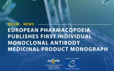 European Pharmacopoeia publishes first individual monoclonal antibody medicinal product monograph