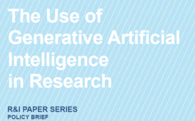 The Use of Generative Artificial Intelligence in Research