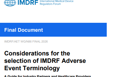 IMDRF Considerations for the selection of IMDRF Adverse Event Terminology
