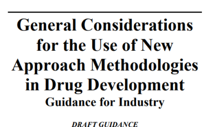 FDA Releases Draft Guidance on Alternatives to Animal Testing in Drug Development