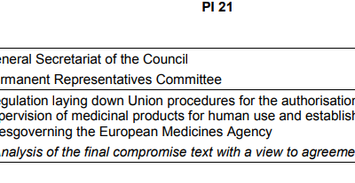 EU Pharma Package: Final Texts officially published