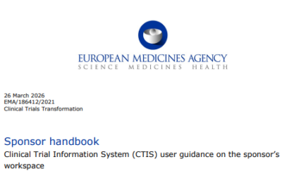 The new CTIS Sponsor Handbook (v6.2, March 2026)