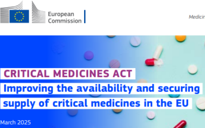 Commission welcomes political agreement on Critical Medicines Act