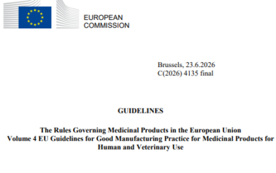 Update to EU GMP Guidelines – Revised Annex 19 on Reference and Retention Samples