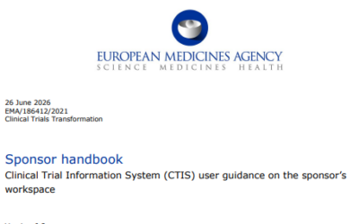CLINICAL TRIALS: EMA CTIS Sponsor Handbook