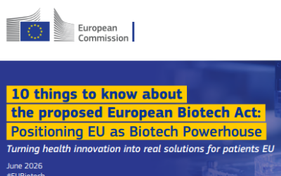 European Biotech Act:  Positioning EU as Biotech Powerhouse