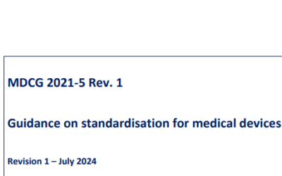 MDCG 2021-5 Rev. 1 .Guidance on standardisation for medical devices