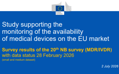 Study supporting the monitoring of the availability of medical devices on the EU market. 2 July 2026