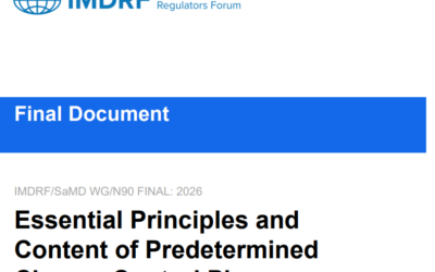Essential Principles and Content of Predetermined Change Control Plans. Final Document
