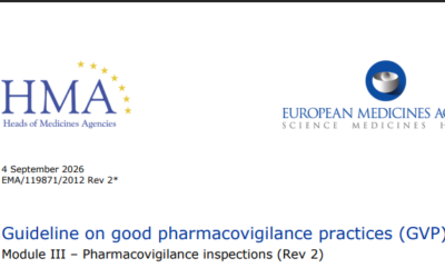 Guideline on good pharmacovigilance practices (GVP) Module III – Pharmacovigilance inspections (Rev 2)